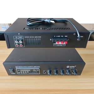 Amply mini công suất 50w, dùng cho shop bán hàng, nghe nhạc qua Bluetooth, usb